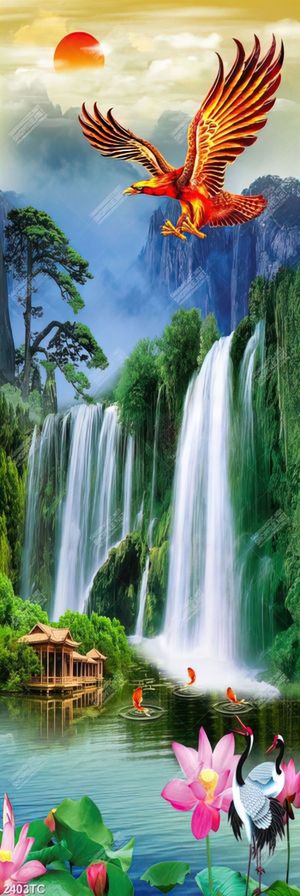 Tranh phong thủy và chim đại bàng