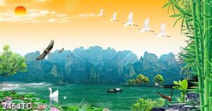 Tranh phong cảnh thơ mộng
