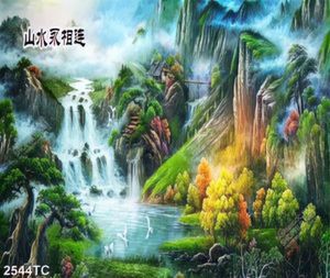 Tranh sơn dầu phong cảnh thác