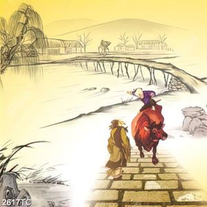 Tranh chú bé cưỡi trâu