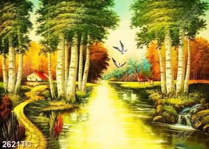 Tranh phong cảnh màu thu