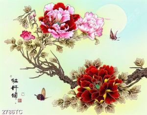 Tranh hoa mẫu đơn