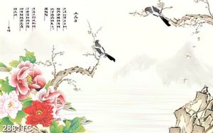 Tranh hoa mẫu đơn