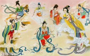 Tranh tiên trên trời