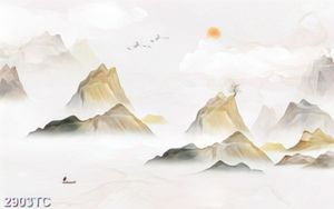 Tranh ghép núi và sông