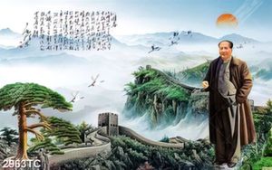 Tranh vạn lý trường thành và lãnh tụ Trung Quốc