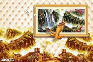 Tranh 3D vạn lý trường thành