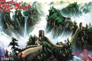 Tranh hoa đào vạn lý trường thành