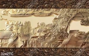 Tranh phù điêu cảnh phố cổ