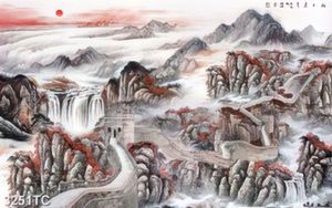 Tranh thủy mặc màu xuân