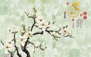 Tranh hoa mẫu đơn nền giả ngọc in chất lượng cao