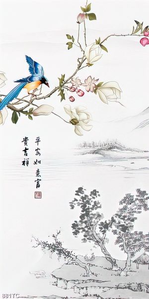 Tranh thủy mặc thư pháp