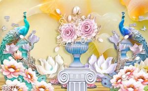 Tranh giả ngọc chim công chất lượng cao