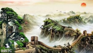Tranh sơn dầu vạn lý trường thành