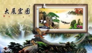 Tranh 3D khung tranh phong thủy đẹp
