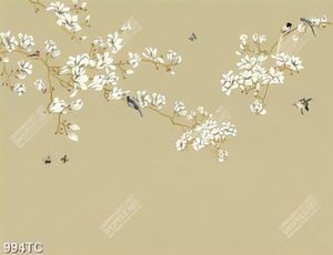 Tranh hoa mộc lan dán tường đẹp