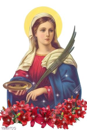 Tranh công giáo Thánh Lucia chất lượng cao