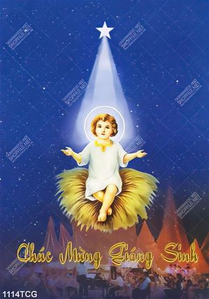 Tranh Chúa Giáng Sinh trang trí lễ Noel