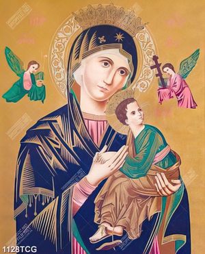 Tranh Mẹ Maria và Chúa Hài Đồng