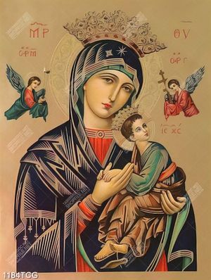 Tranh Mẹ Maria và Chúa GiêSu