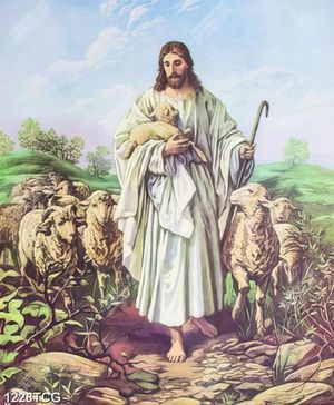 Tranh Chúa GiêSu chăn chiên