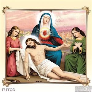 Tranh công giáo, Chúa chịu chết