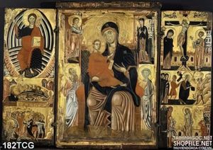 Tranh công giáo, Đức Mẹ và Chúa Giê-su