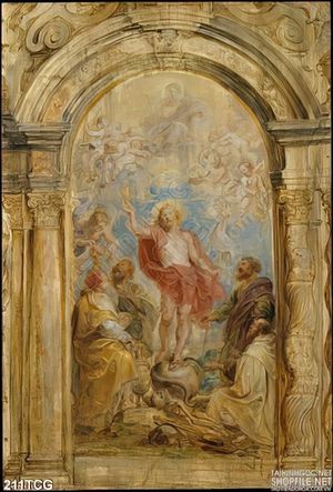 Tranh công giáo, Chúa Thăng Thiên