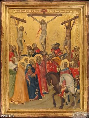 Tranh công giáo, Chúa bị treo trên thập giá