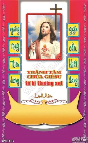 Tranh công giáo, thánh tâm Chúa Giê-su