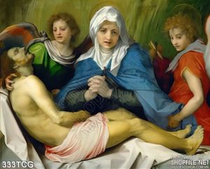 Tranh công giáo, Chúa chịu chết