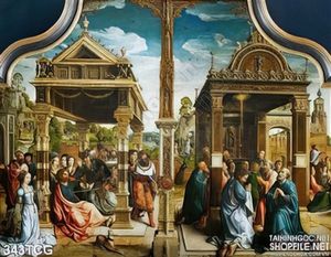 Tranh công giáo, thiên chúa trang trí tường