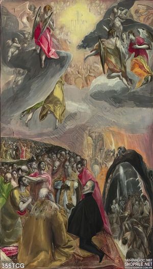 Tranh công giáo, thiên Chúa in lịch