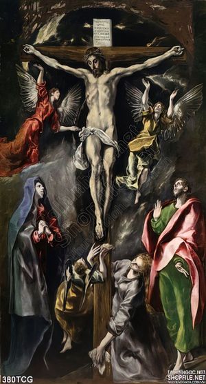 Tranh công giáo, Chúa đóng đinh trên thập giá
