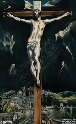 Tranh công giáo, Chúa bị đóng đinh trên thập giá