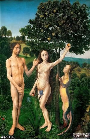 Tranh công giáo, Adam và Eva