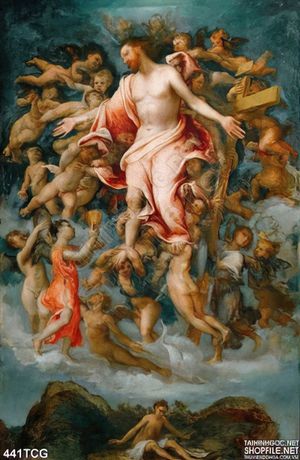 Tranh công giáo, thiên chúa lên trời