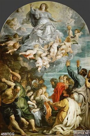 Tranh công giáo, thiên chúa