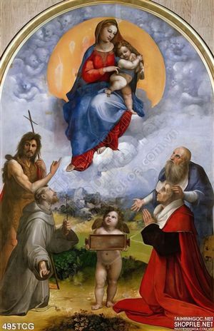 Tranh công giáo, Mẹ Maria và Chúa