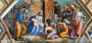 Tranh công giáo, Chúa mới sinh ra đời