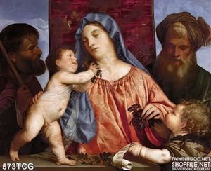 Tranh công giáo, Mẹ Maria và Chúa Giê su