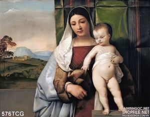 Tranh công giáo, Mẹ Maria và chúa Giê su