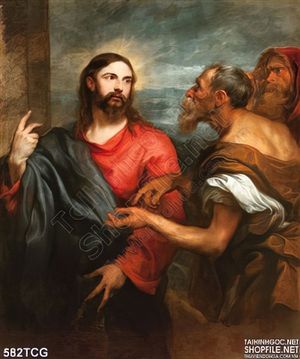 Tranh công giáo, Chúa rao giảng tin mừng