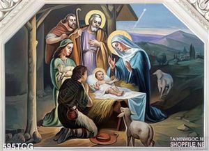 Tranh công giáo Chúa hài nhi trong máng cỏ