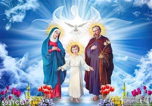 Tranh Mẹ maria và thánh Giu se