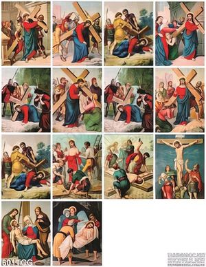 Tranh 14 chặng đàng thánh giá Chúa