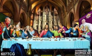 Tranh công giáo bữa tiệc ly wall