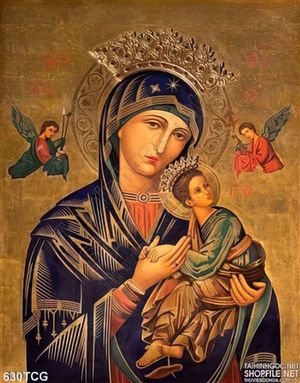 Tranh công giáo cổ Mẹ Maria