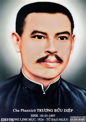 Tranh công giáo Phanxico Trương Bửu Diệp