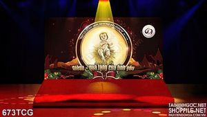 Tranh công giáo in uv Mẹ Maria phong thủy